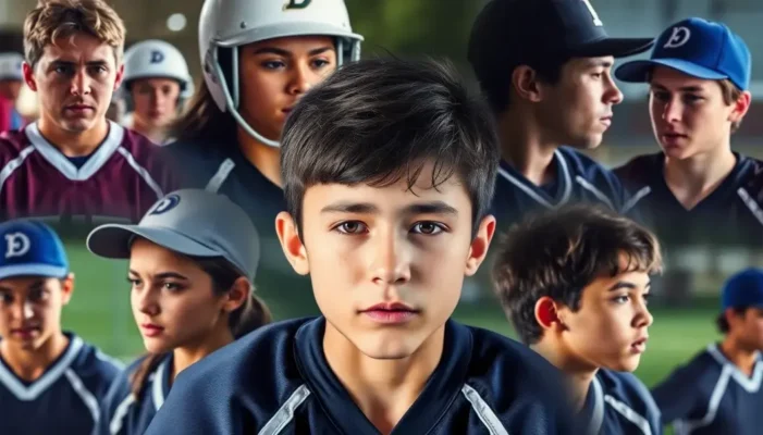 Collage of teen athletes in various sports settings, showing diverse emotions and focus.